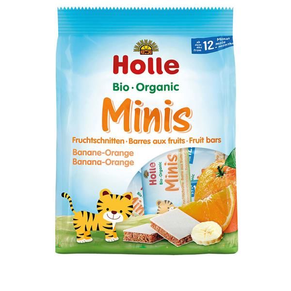 Minis - Barras Banana Laranja Bio 12M
