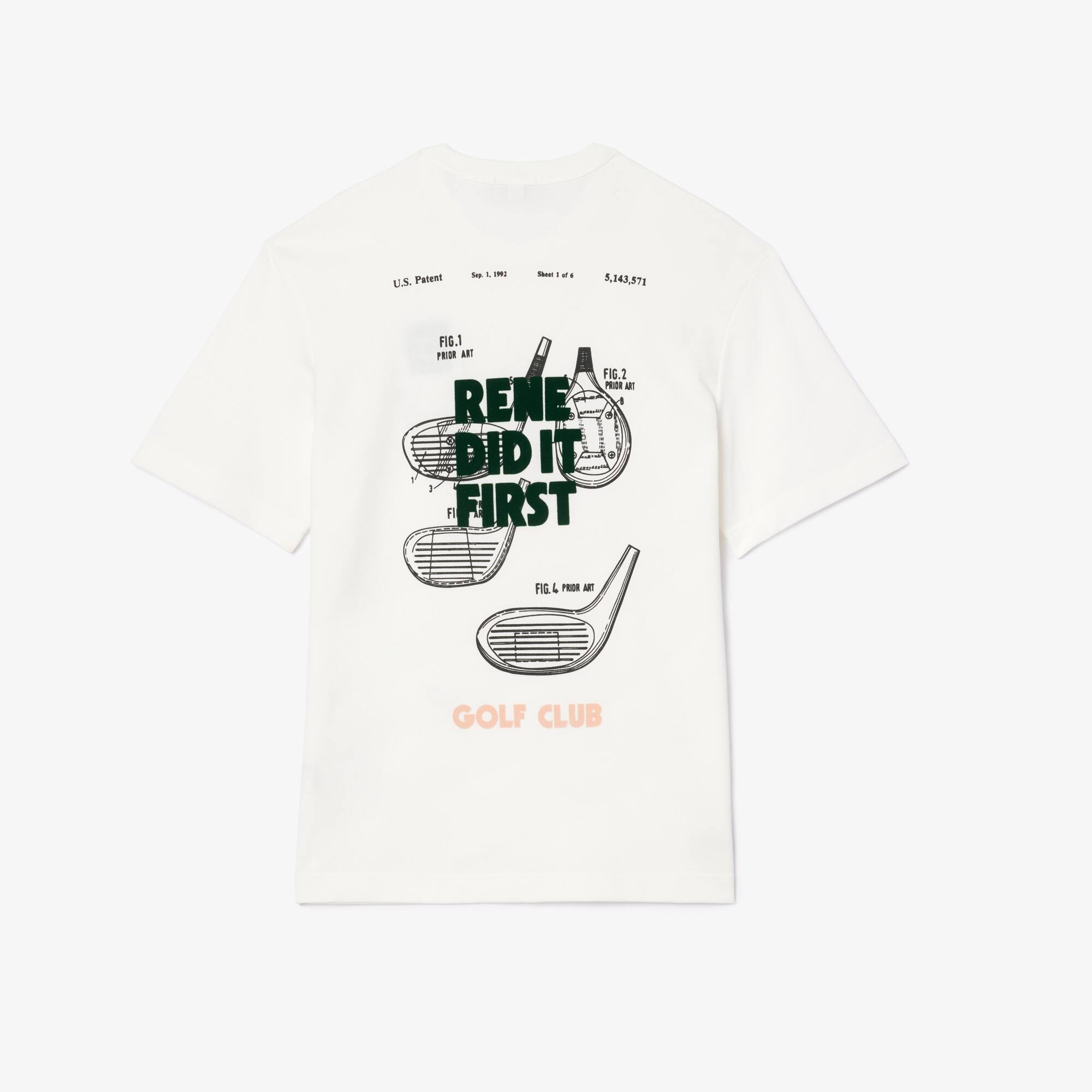 Piqué T-Shirt mit Patent hinten T-Shirts - Weiss - Lacoste - Unisex