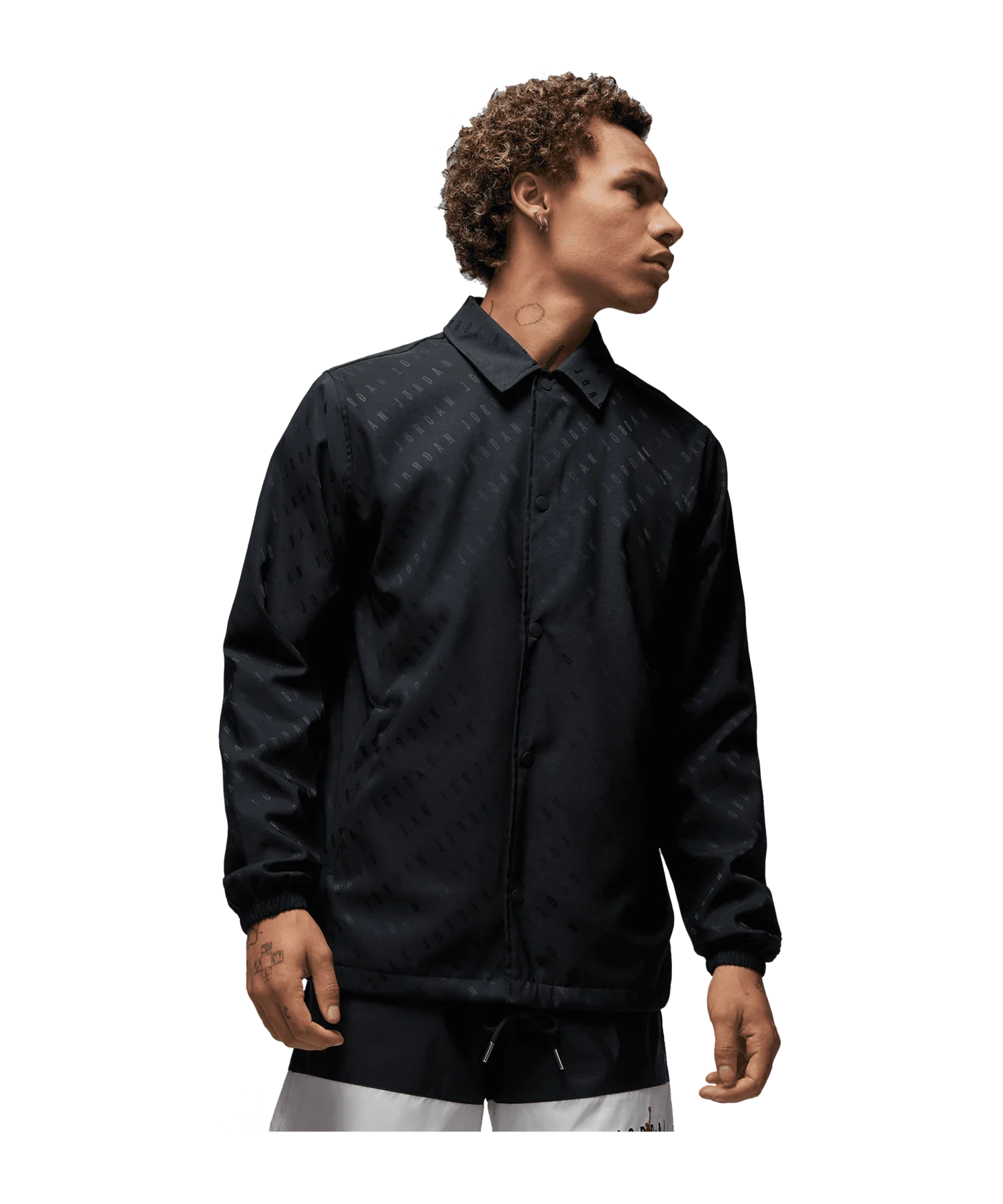 Jordan Essentials Coaches Jacke Schwarz Braun F010
