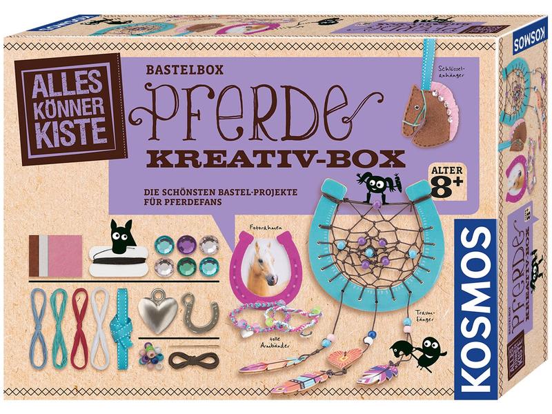 Kosmos Bastelbox Pferde Kreativ-Box Bastelprojekte rund ums Thema Pferde