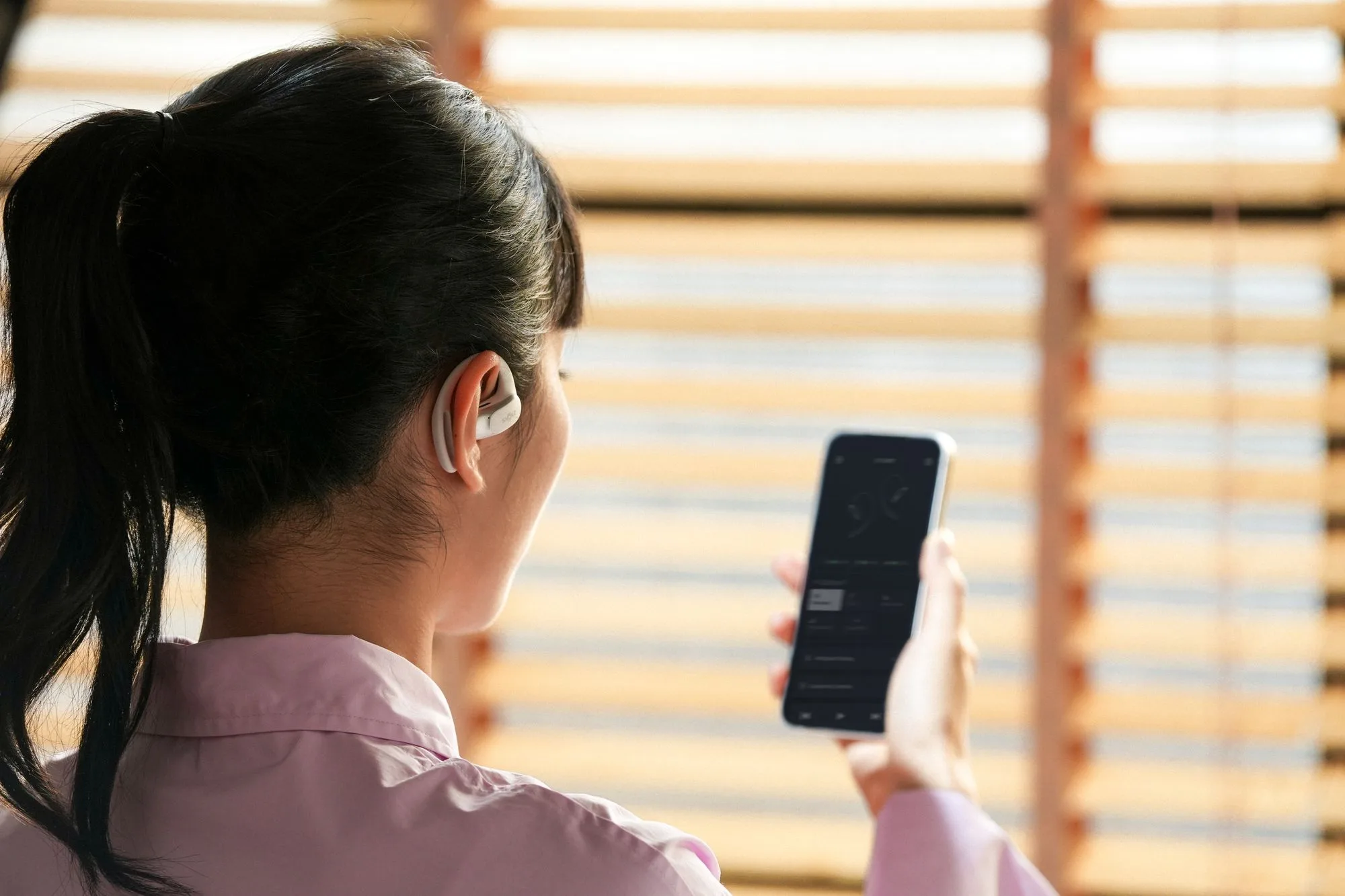 Shokz OpenFit Air Blanc Écouteurs True Wireless