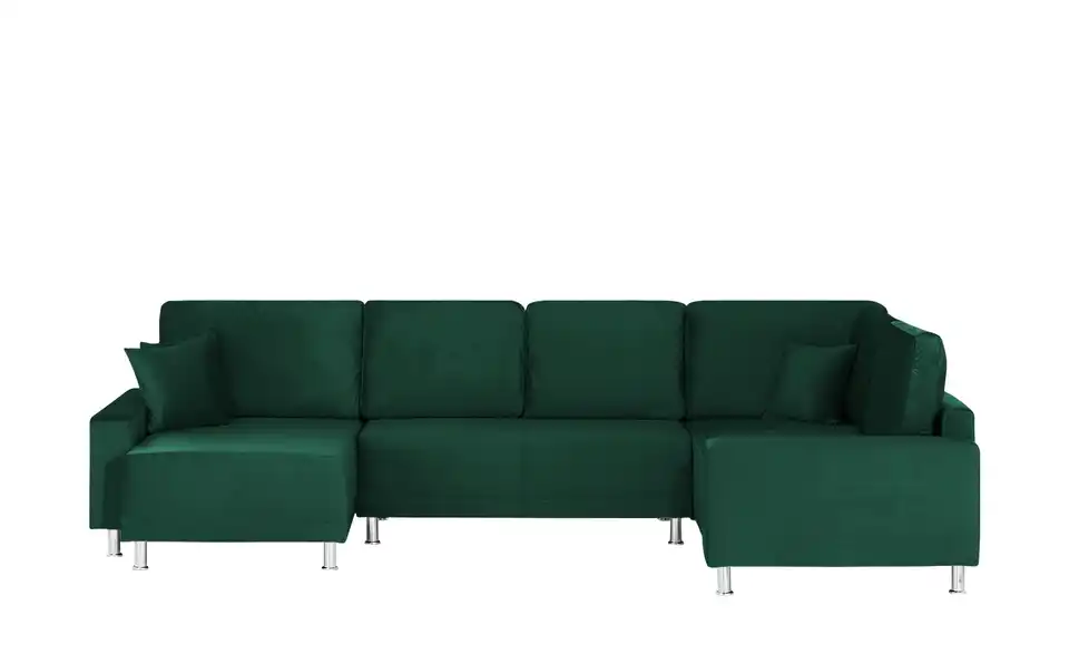 Wohnlandschaft Mara Grün rechts Mikrofaser