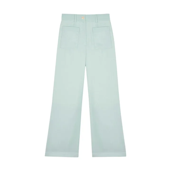 Maria de la Orden Pantalon Niza | Bleu