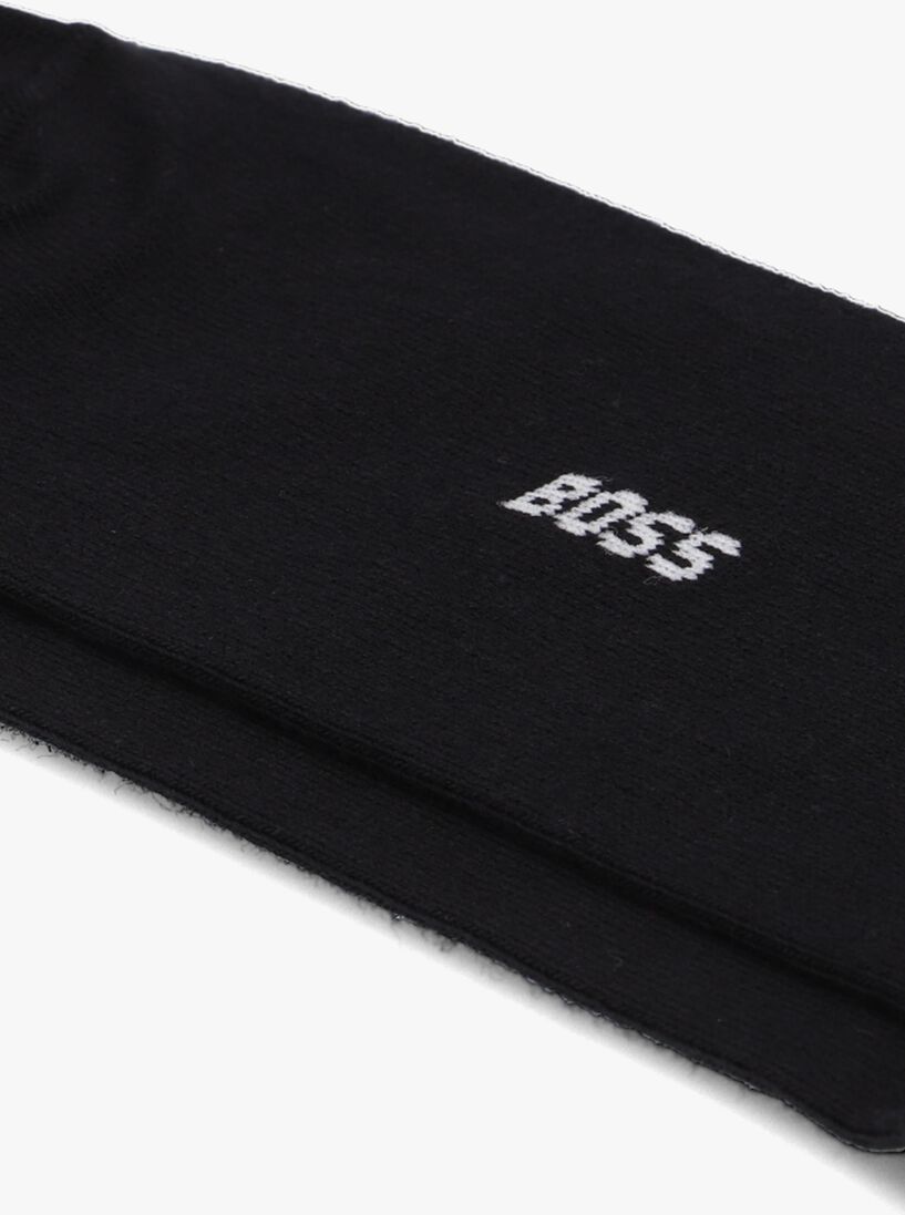 BOSS zwarte boss sokken 2p as uni stripe
