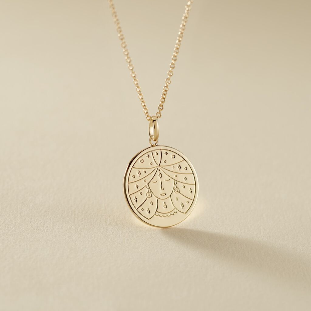 Collier Astro Plaqué Or