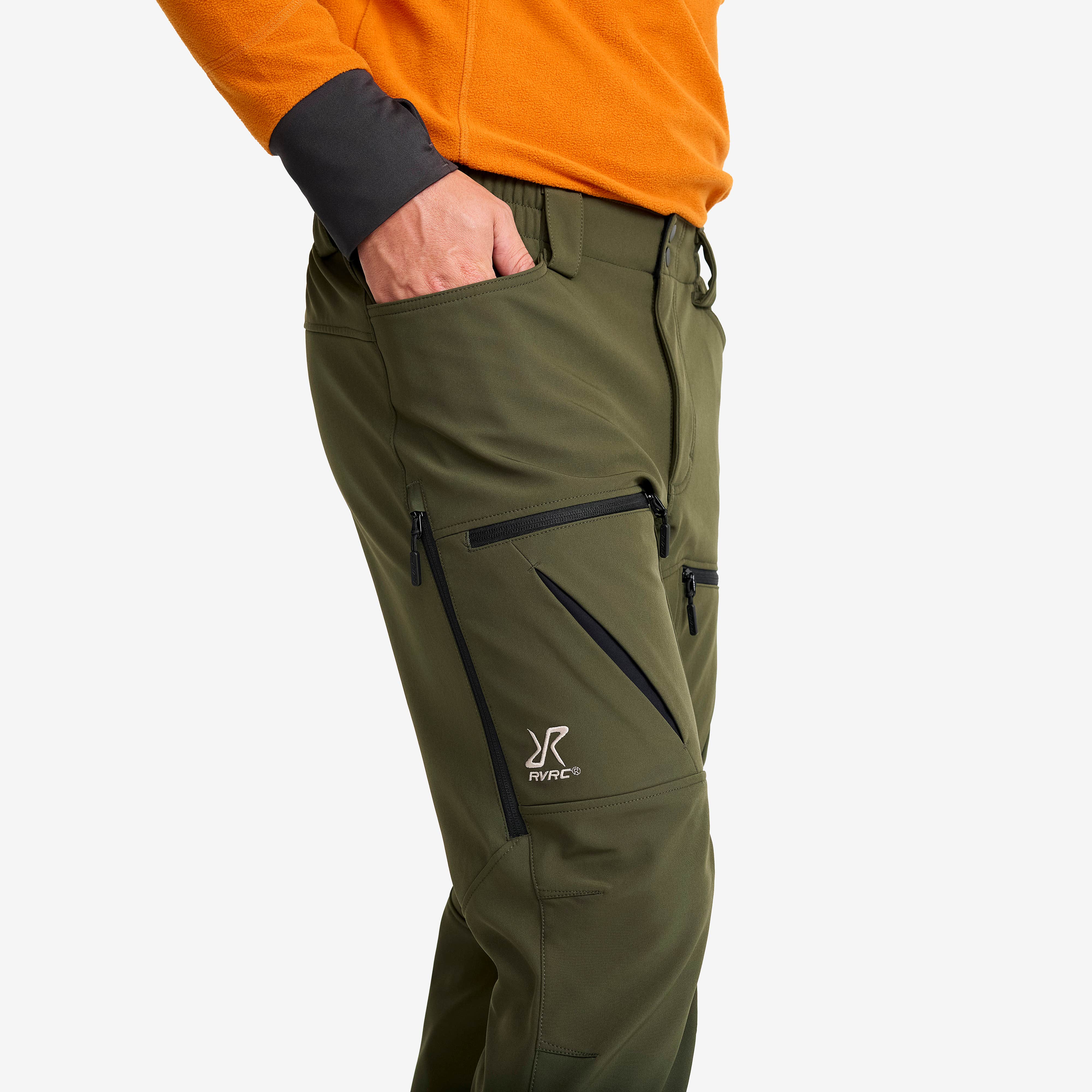 Hiball Softshell Pants Herre Forest Night