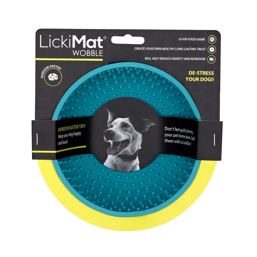 LickiMat Wobble Ø18x8 cm - Turkis