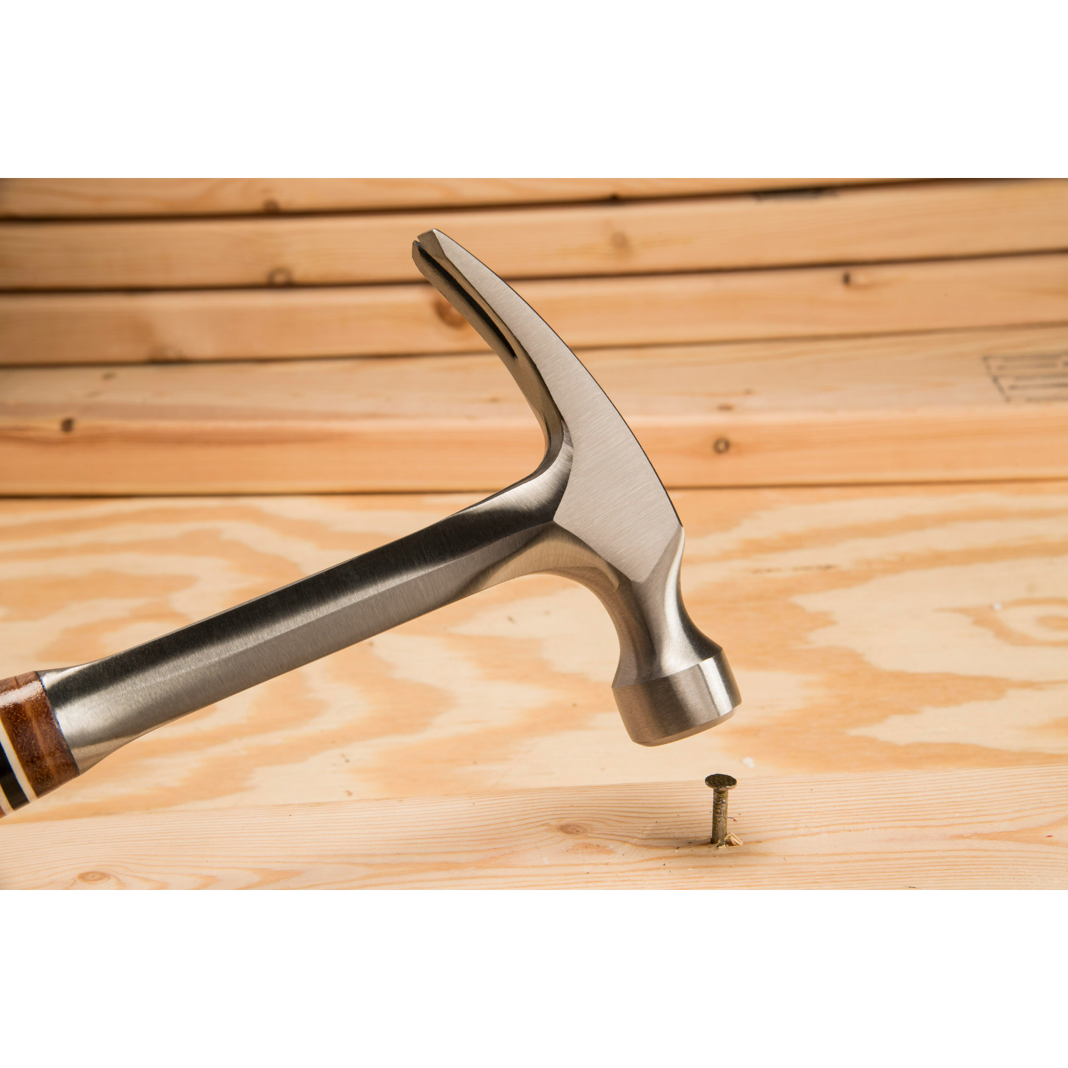 Estwing E20S Rechte klauwhamer - Leren handgreep - 800gr