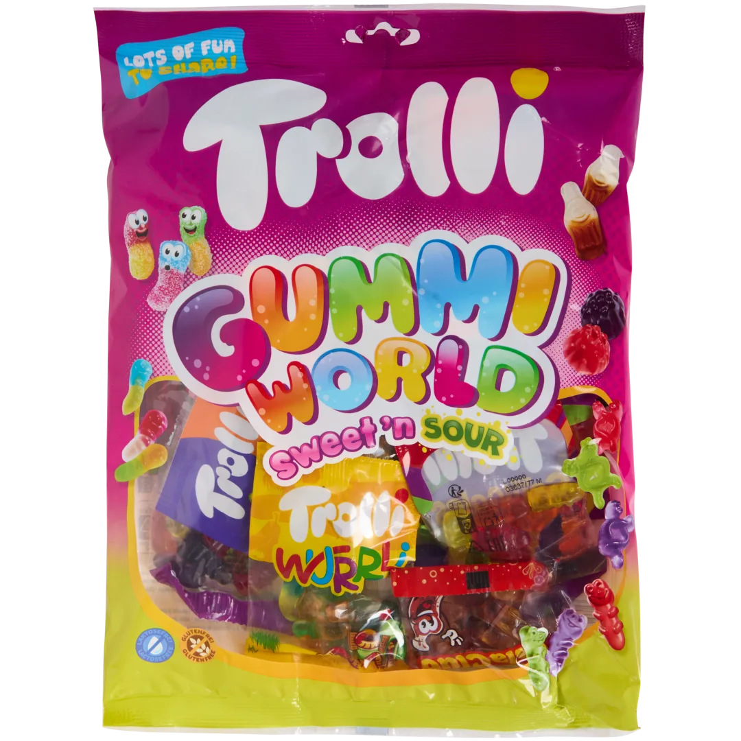 Trolli Gummi World Sucré & Acidulé