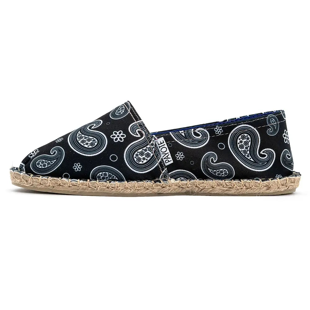 Espadrille Bandana noir