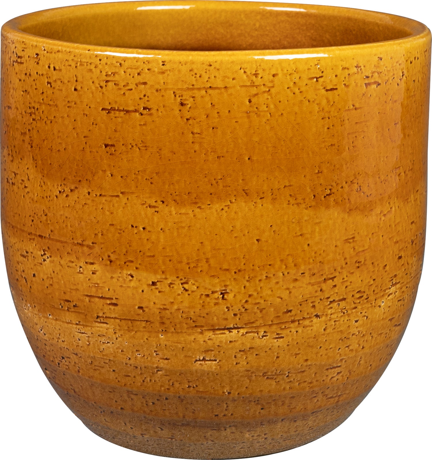 TS bloempot Jolin geel D 24 H 23 cm