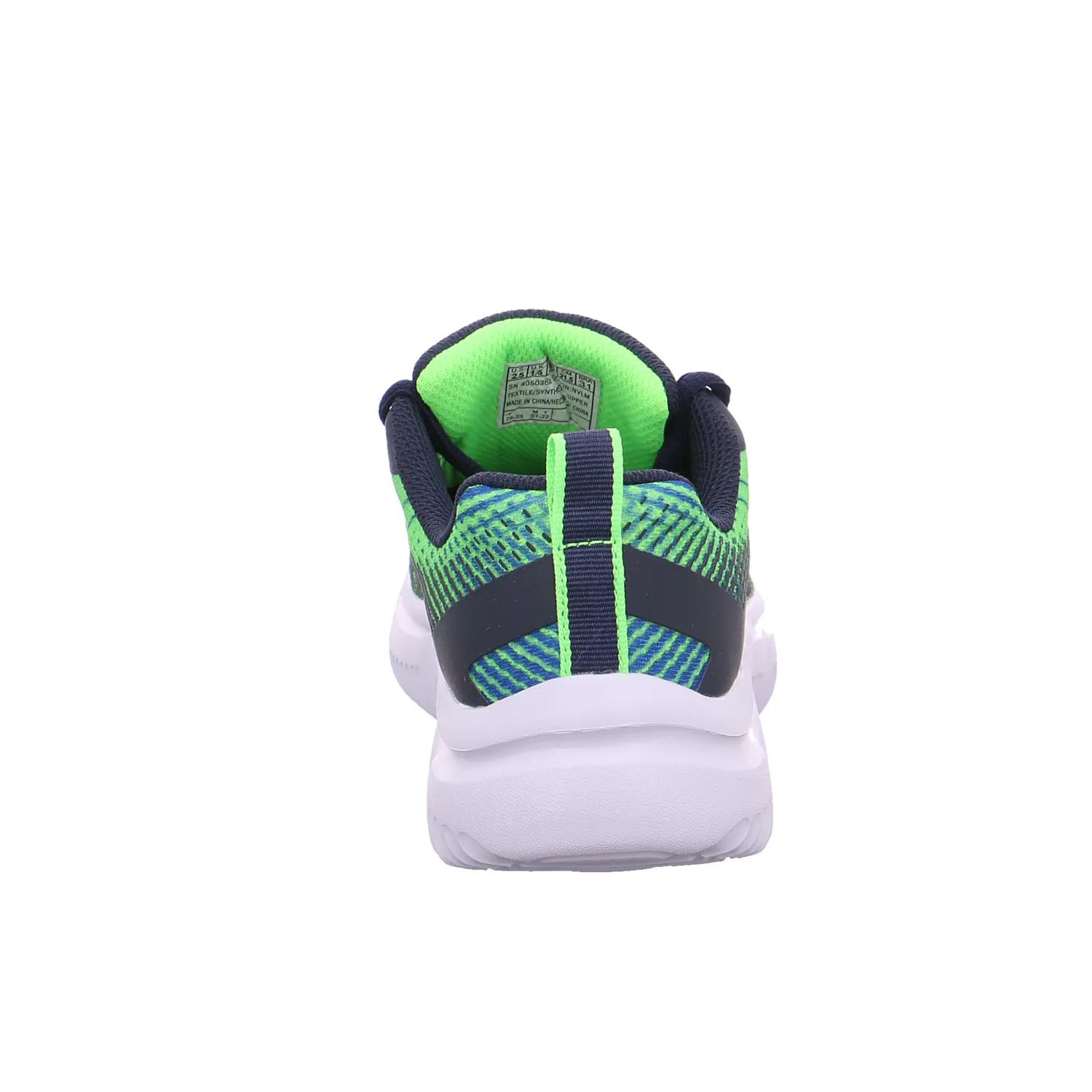 SKECHERS Jungen-Halbschuh Binder Blau Textil  Sneaker