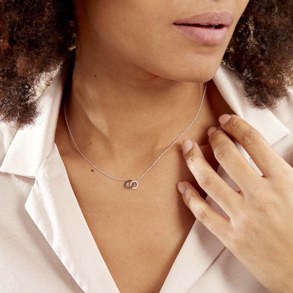 Collier Bella Or Blanc Diamant