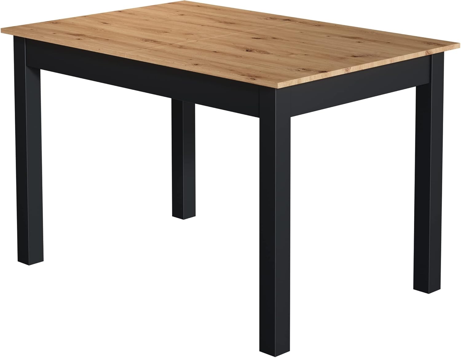 Newfurn Esstisch Tisch Wildeiche Esszimmertisch Küchentisch Speisetisch II 120x76,5X 70 cm (BxHxT)