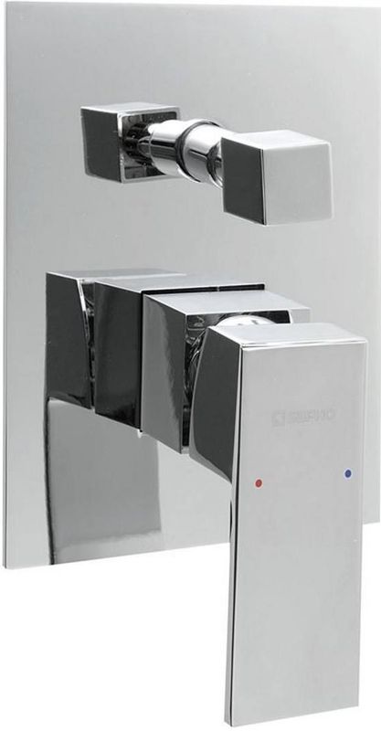 Sapho - Latus - Douchekraan - Chroom - Inbouw - 2-weg