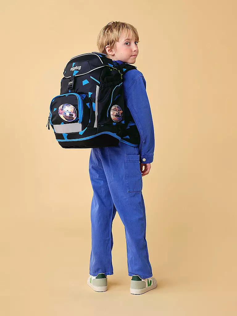 ERGOBAG Schultasche Set 6tlg Pack Drei Fragezeichen schwarz