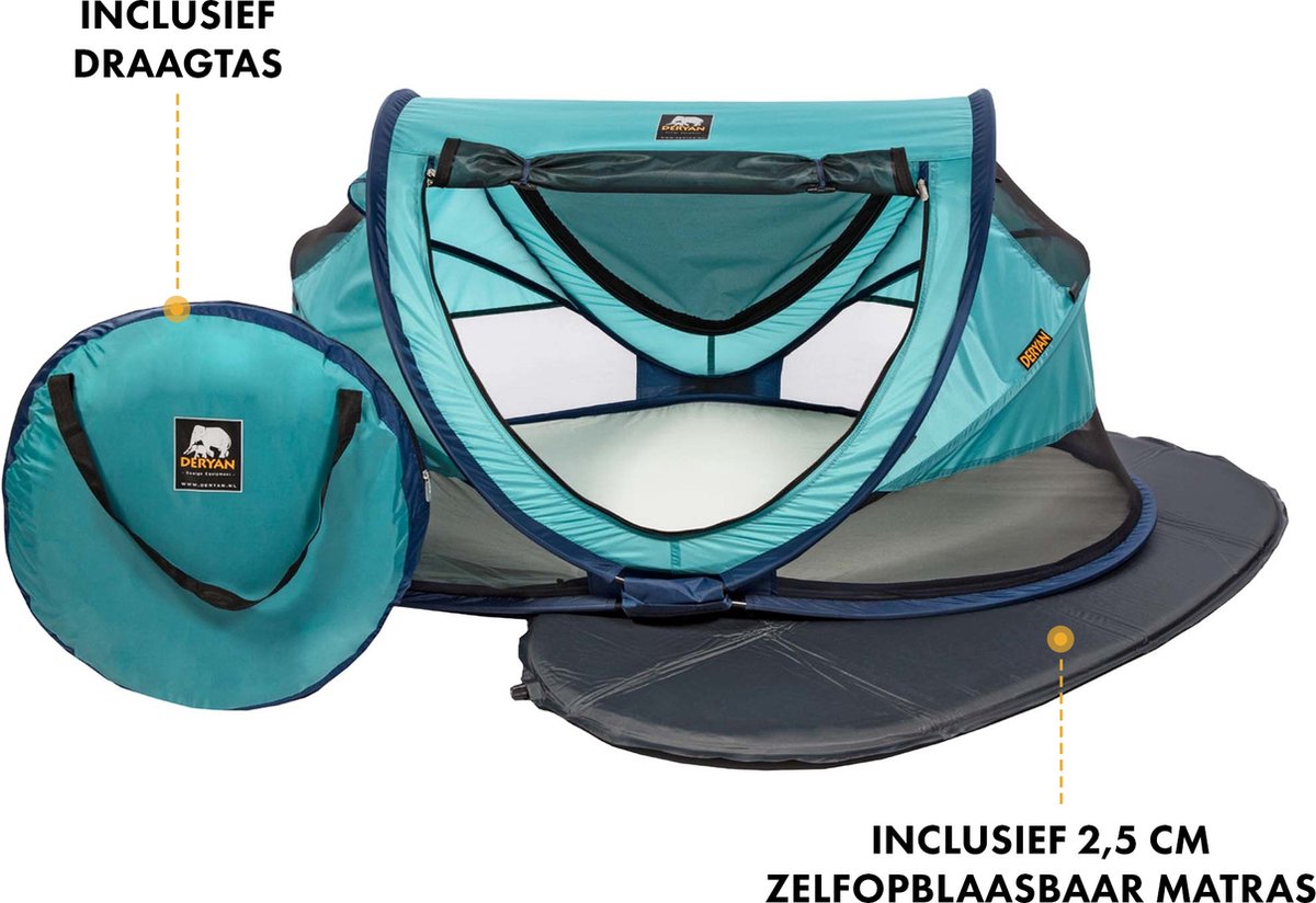 Deryan Peuter Luxe campingbedje - Ocean