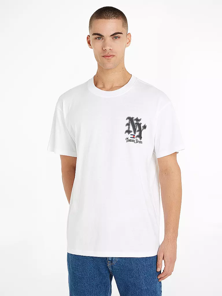TOMMY JEANS T-Shirt weiss