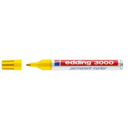 edding 3000 Permanentmarker, 1.5-3mm, gelb