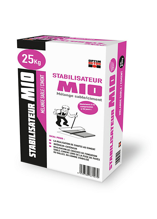 Mélange Sable/Ciment 25kg poudre grise