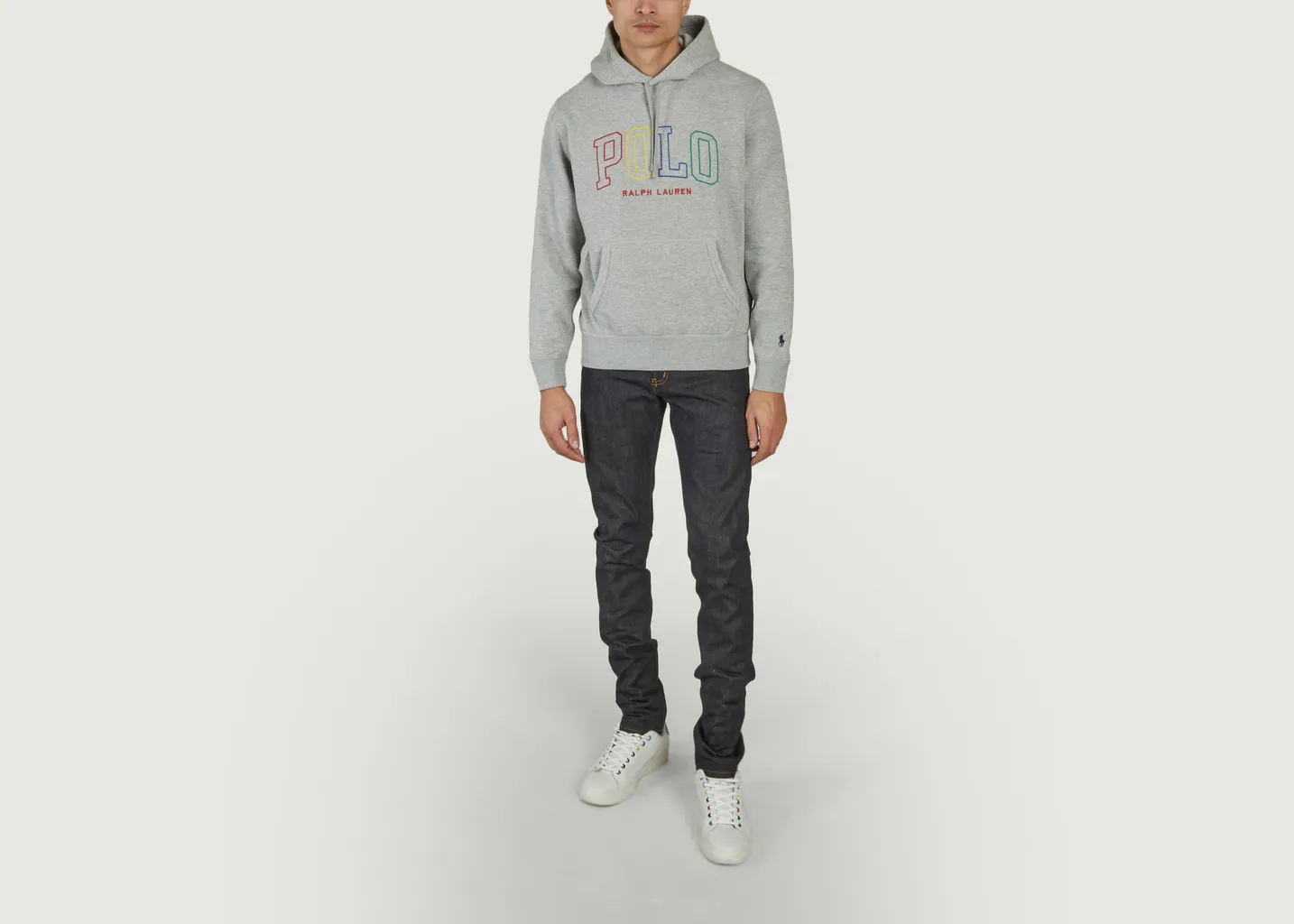 Hoodie avec logo multicolore brodé Polo Ralph Lauren