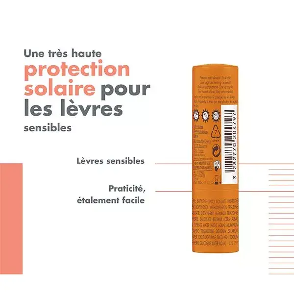 Batom com protetor solar Avène FPS 50+ 3g