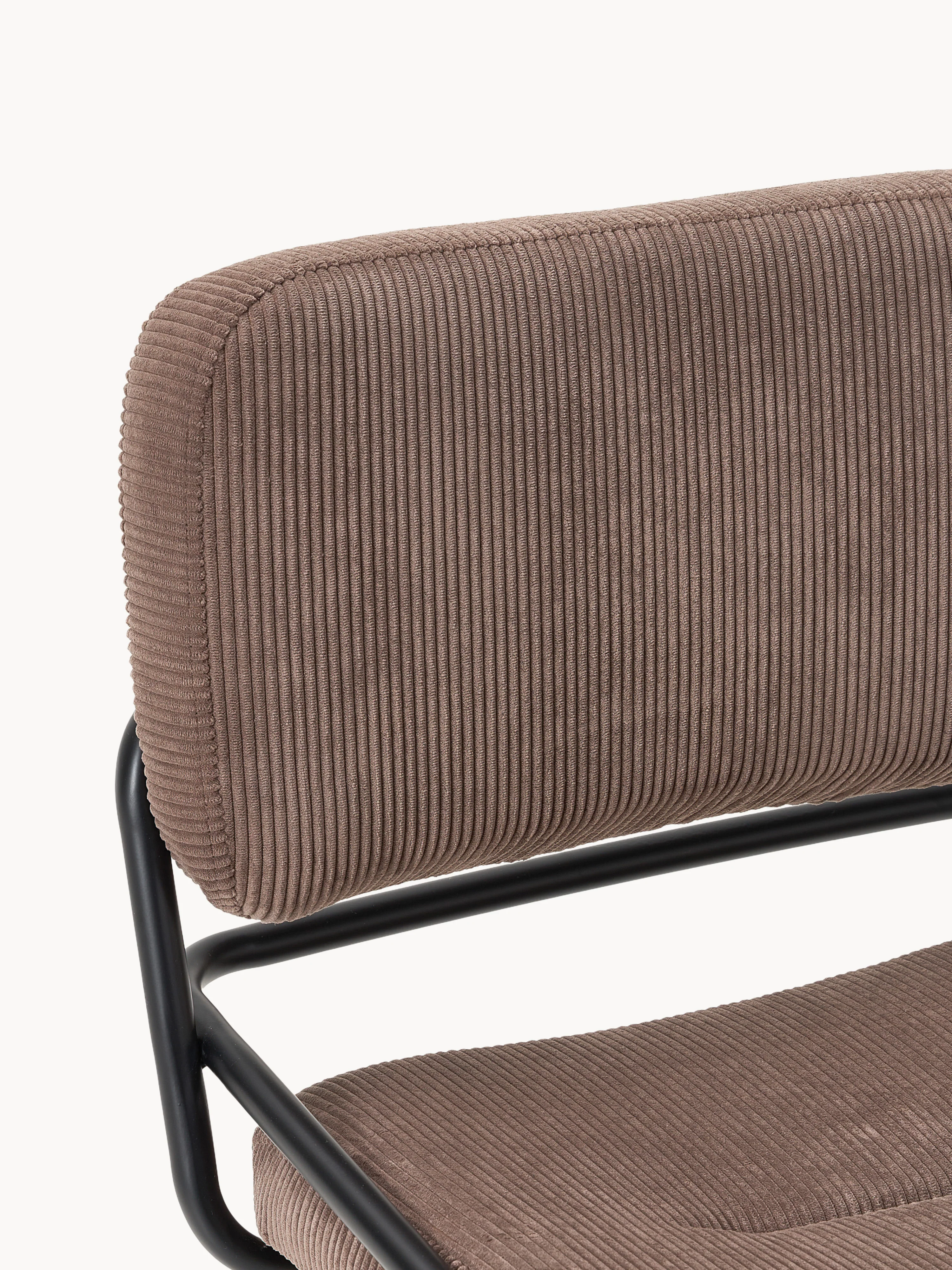 Cantilever stoel Don van corduroy