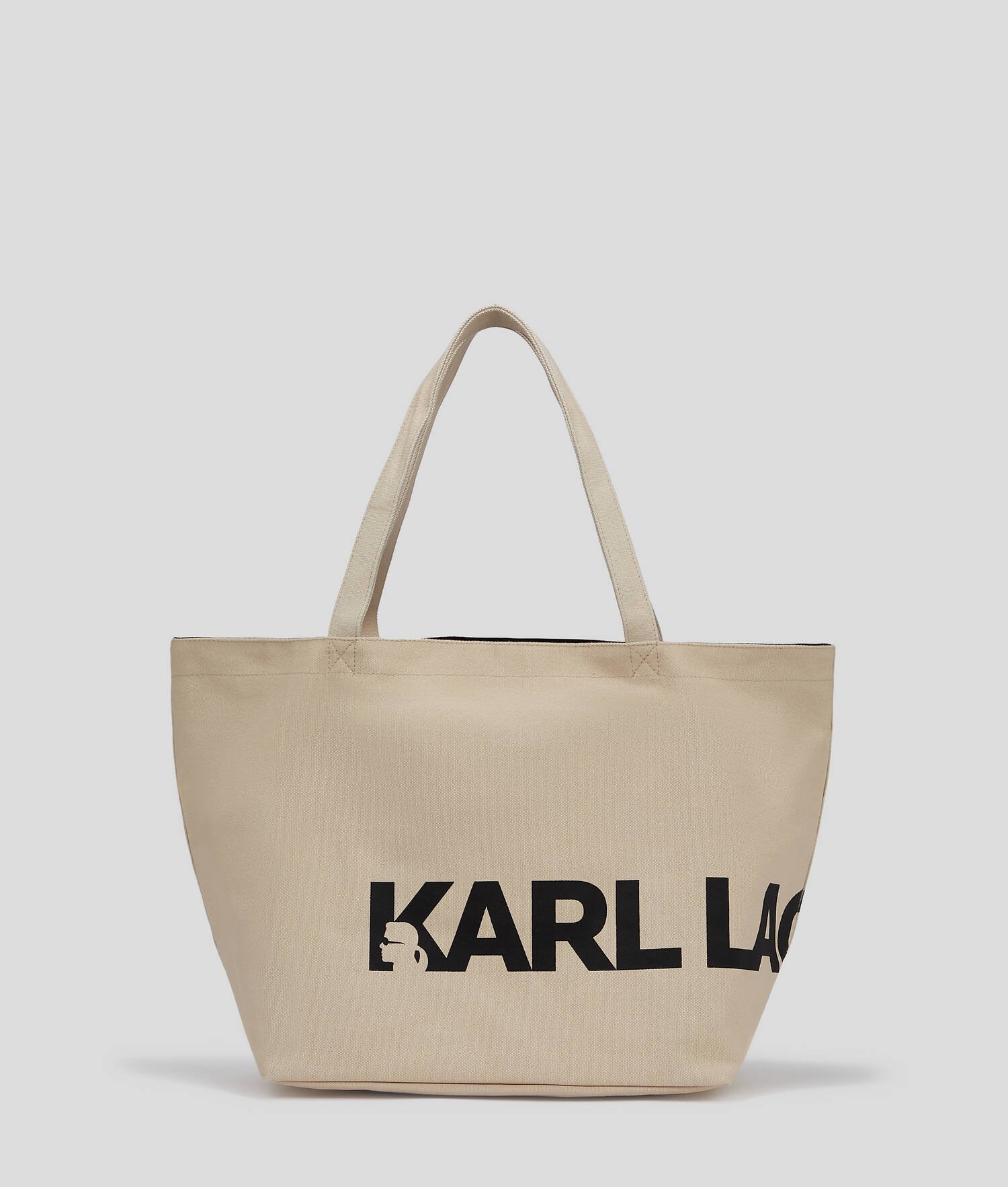 CABAS AVEC LOGO K/ESSENTIAL OVERSIZE - Ciment
