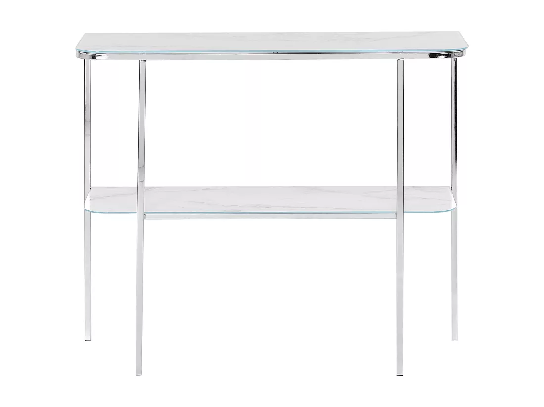 Console CALVERT Verre de sécurité Argenté