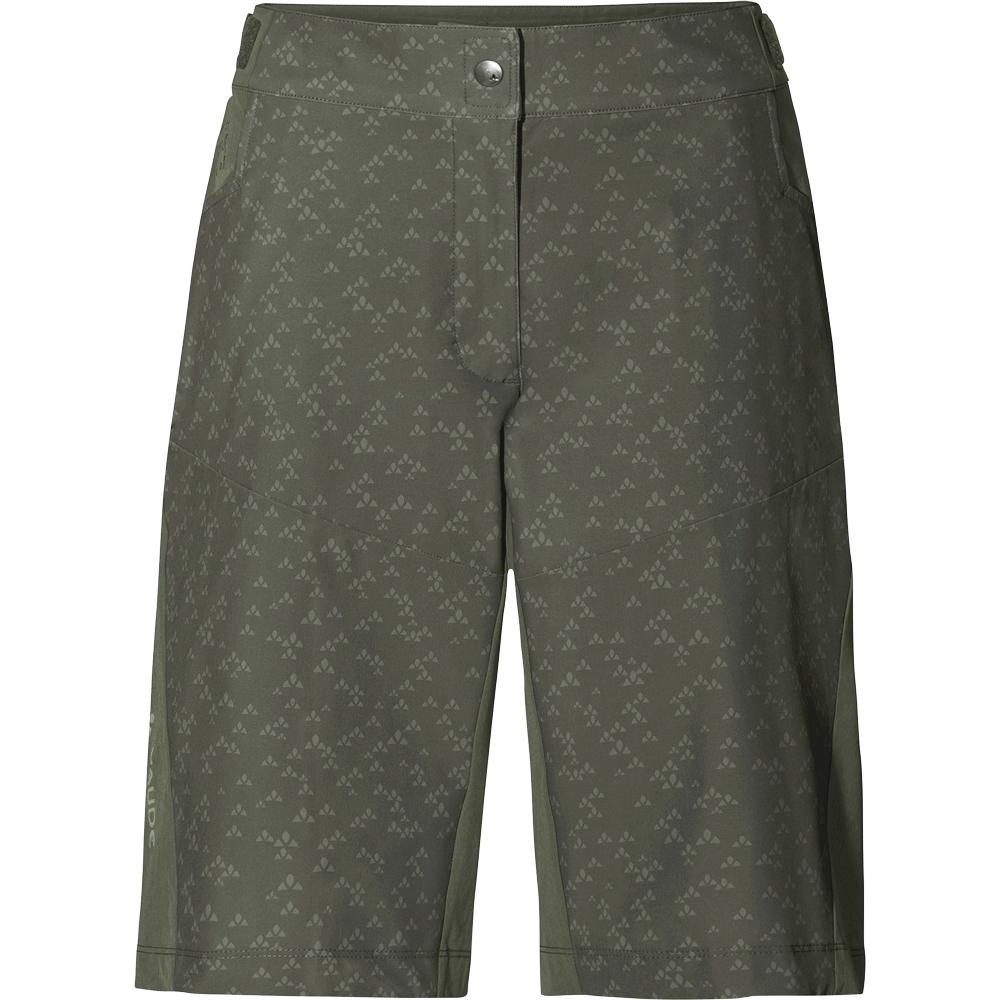 VAUDE Ledro Print Shorts Damen khaki