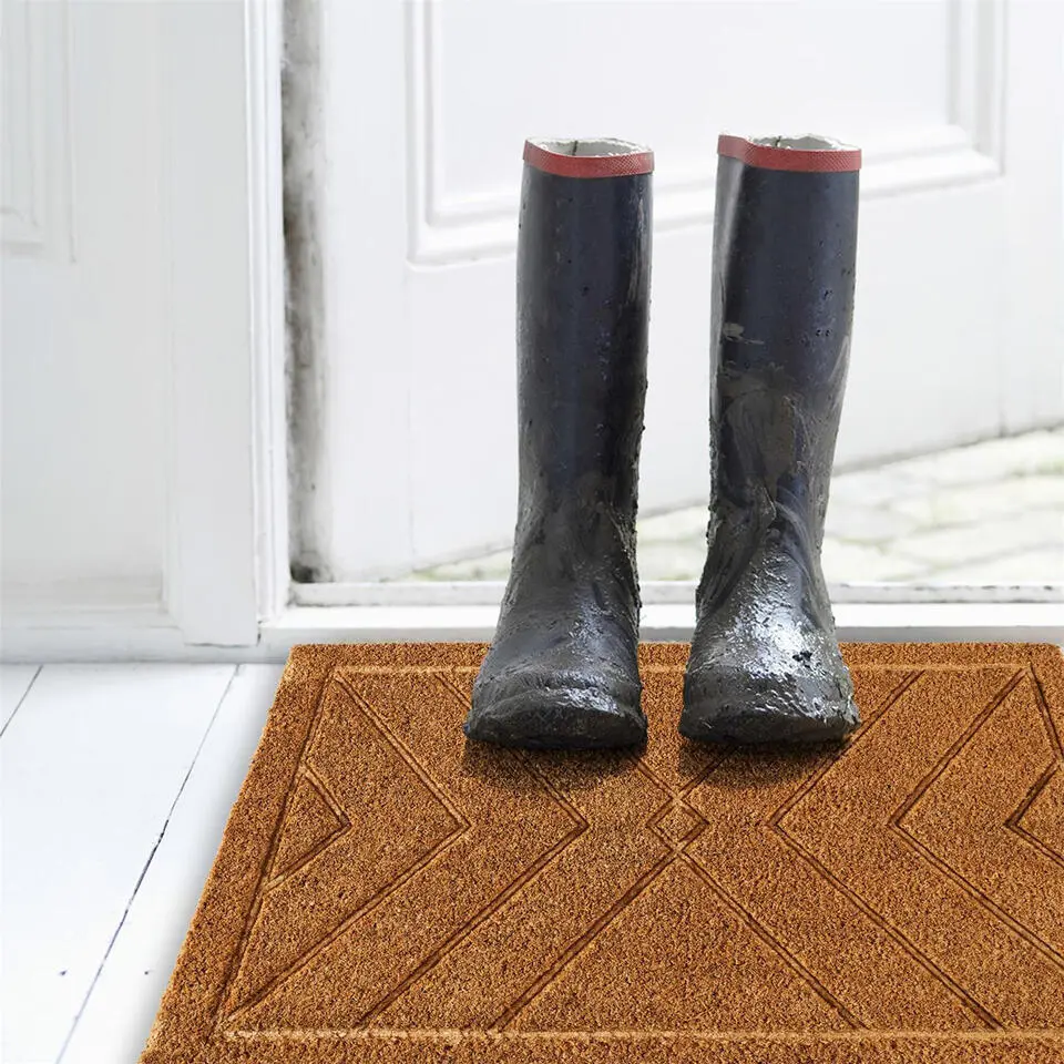 Home deco factory Deurmat Lineair - rechthoek - 40 x 60 cm