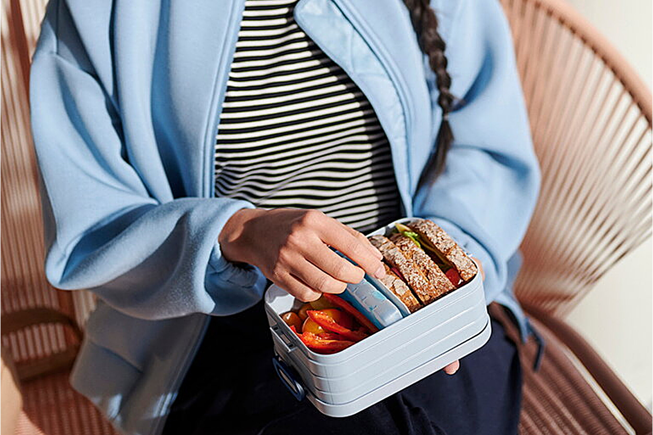 Mepal Take a Break Midi lunchbox - Aqua Blue