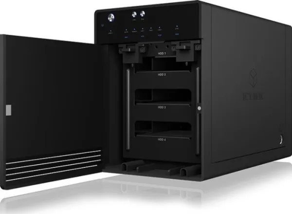 ICY BOX IB-3740-C31 - Harddisk-array - 4 bays (SATA-600) - USB 3.1 Gen 2 (ekstern)
