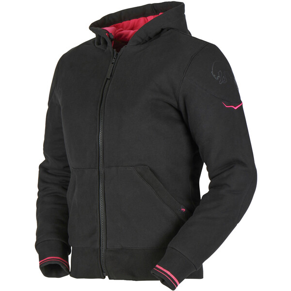Furygan - Sweat à capuche femme Luxio Evo Noir / Rose