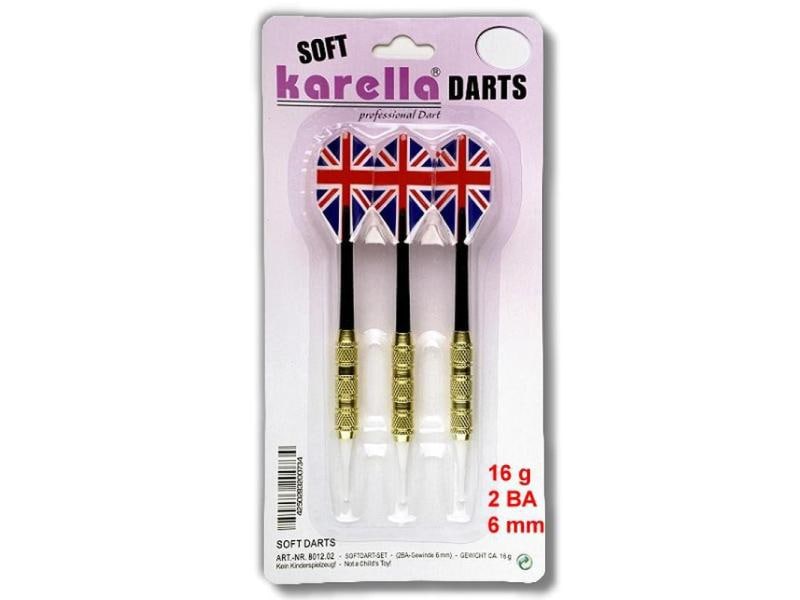 Karella Dartpfeile Softdart Blister-Set Softdarts Set