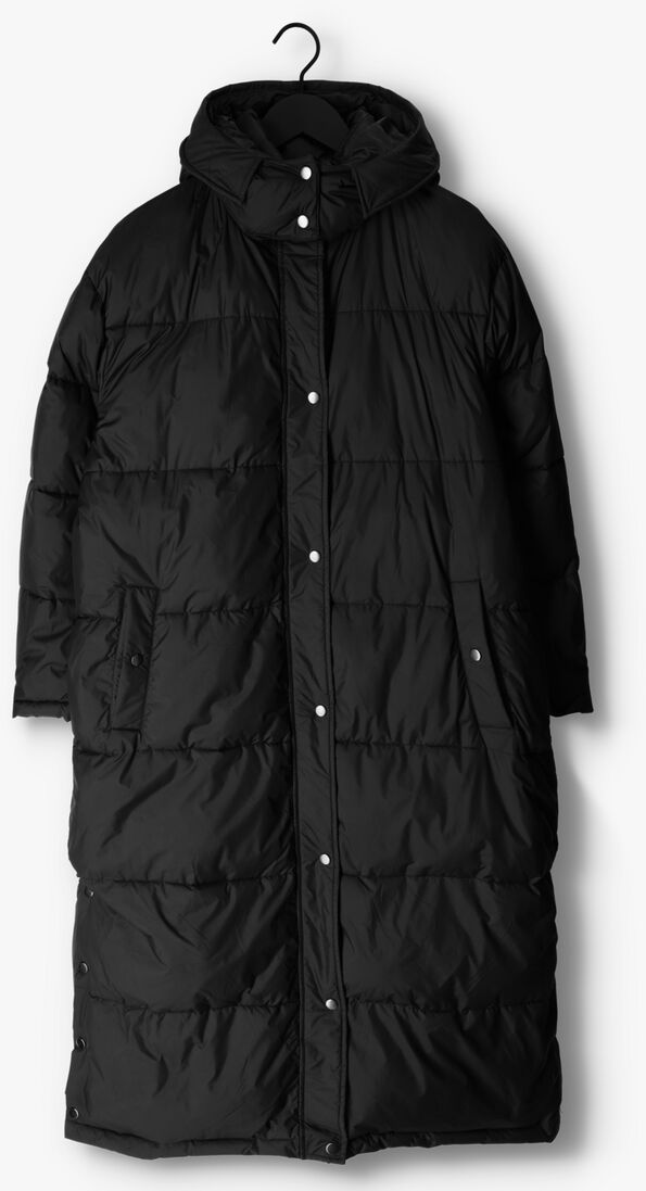 NOTRE-V zwarte notre-v gewatteerde jas puffer long