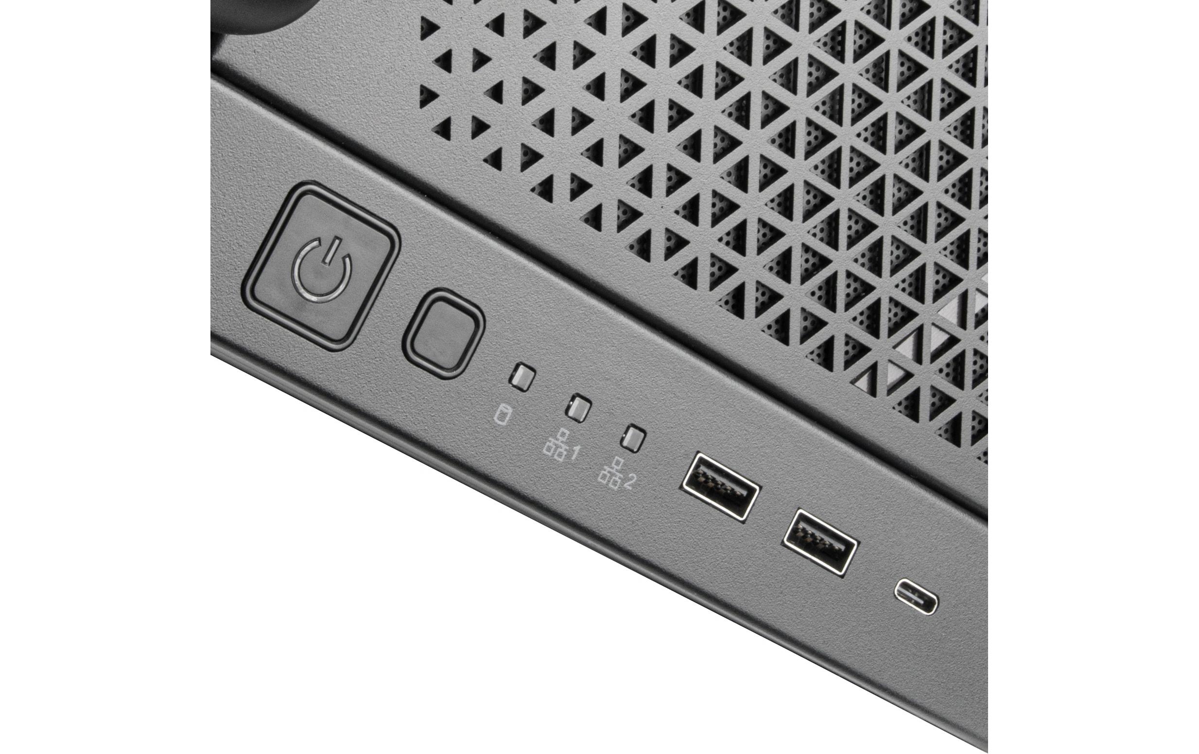 Gehäuse RM51<br>Rackmount-Servergehäuse mit zwei 180-mm-Lüftern und verbesserter Flüssigkühlkompatibilität