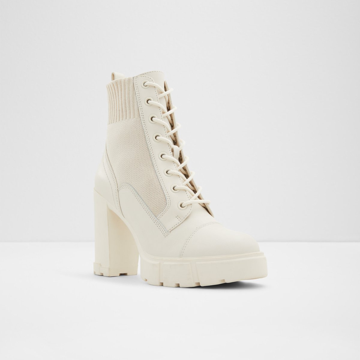 Rebel White Women Combat boots