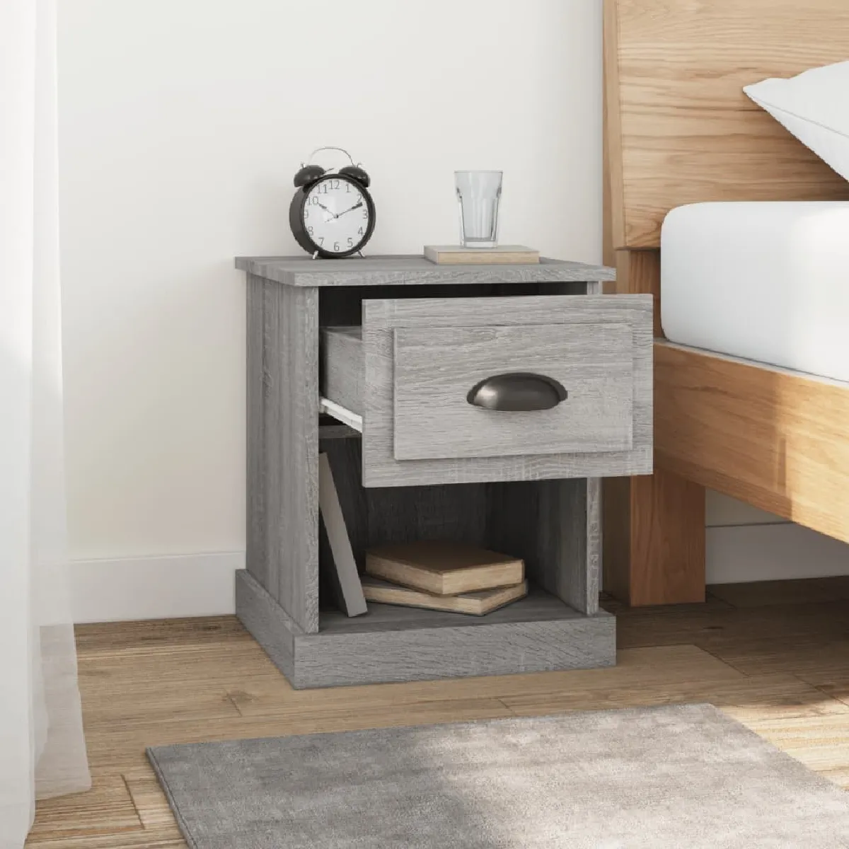 vidaXL Tables de chevet 2 pcs