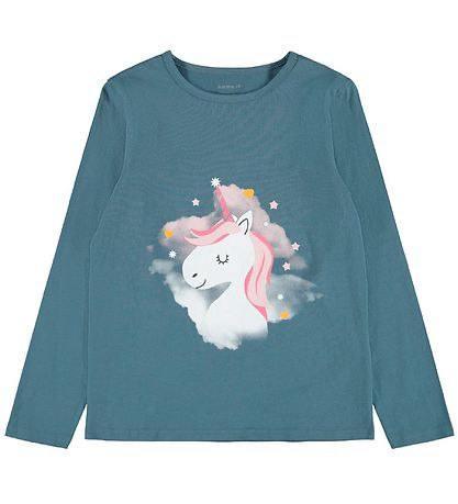 Name It Schlafanzug - Noos - NkfNightset - Real Teal Unicorn
