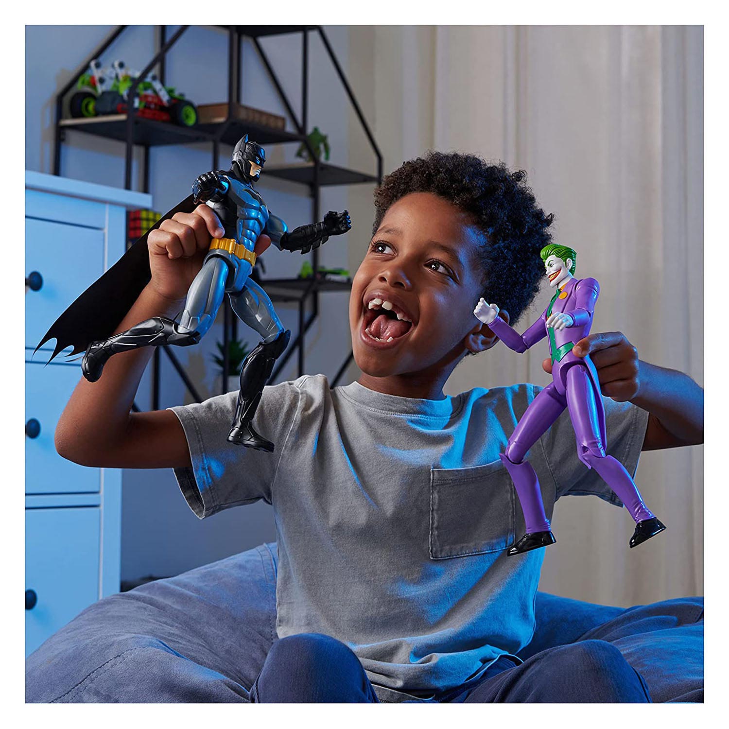 Batman, Robin en Joker Actiefiguren, 30 cm Figures