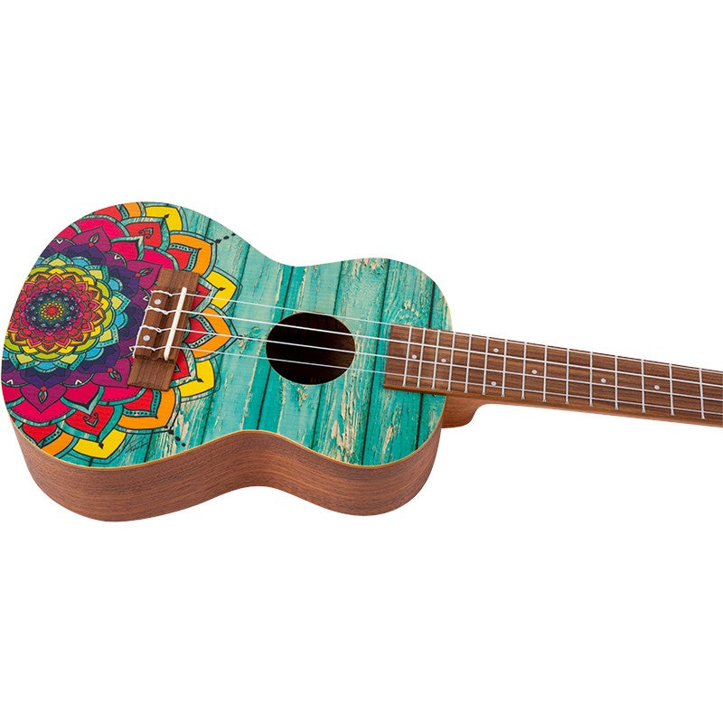 Flight Art Series AUC-33 Mansion concert ukelele met gigbag