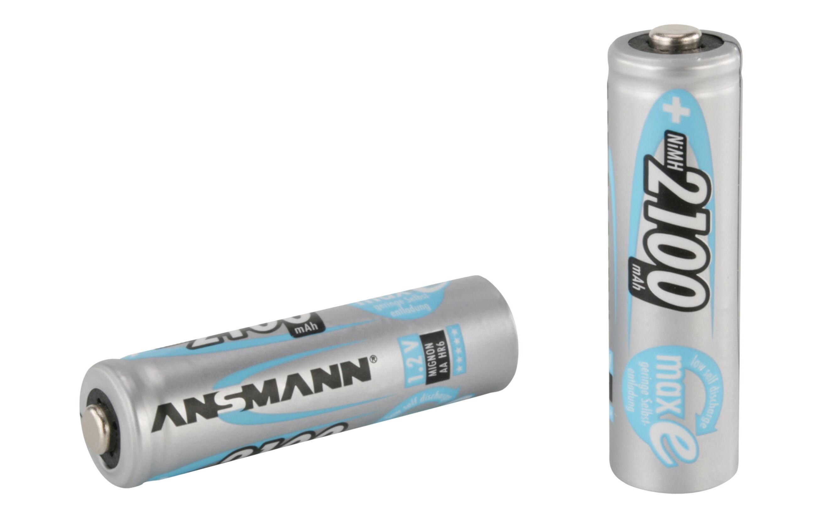 Akku Typ 2100 NiMH AA 2100 mAh, 4 StückAA-Akkus im 4er-Pack