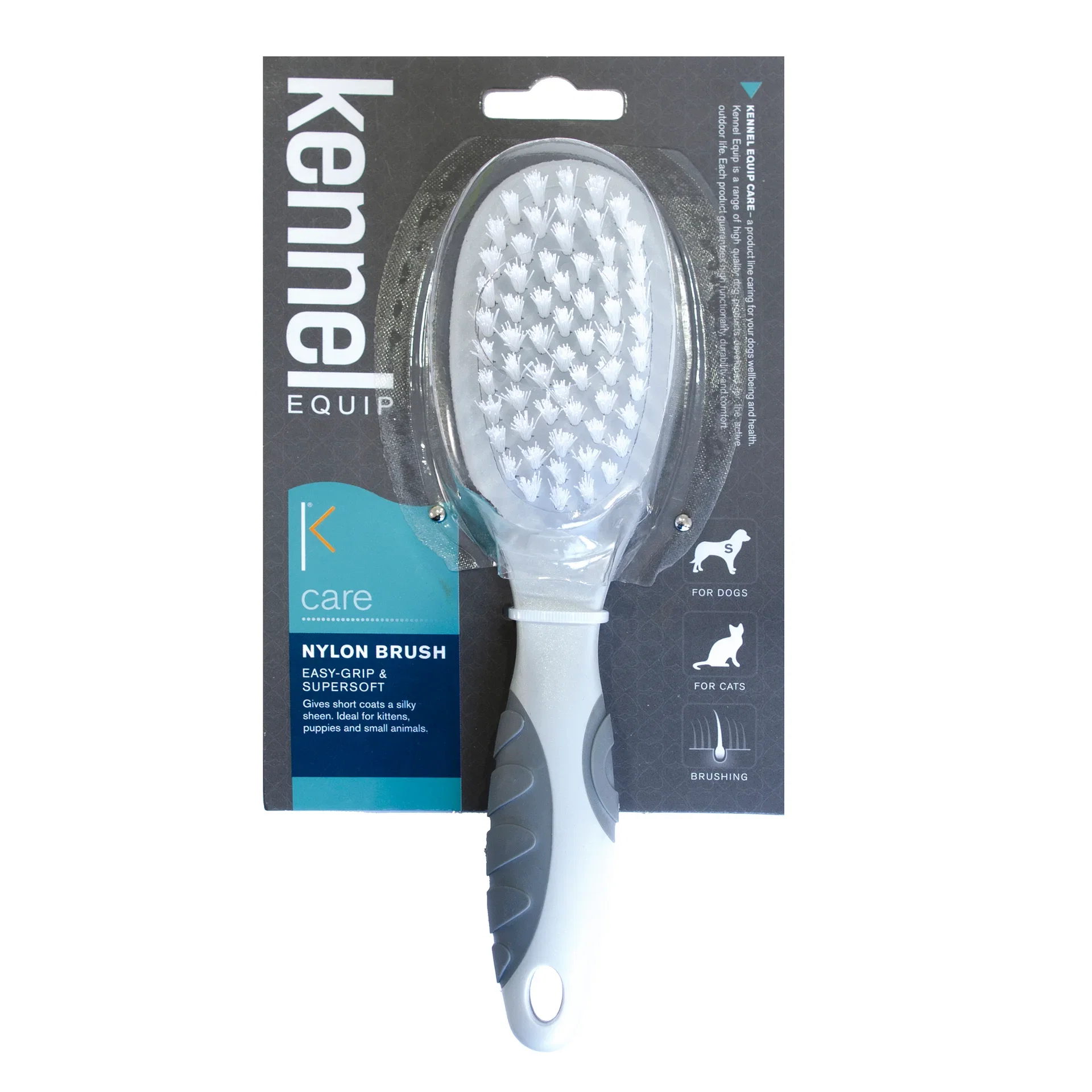 Kennel equip Kennel Equip Care Supersoft nylon brush S 20,5cm S