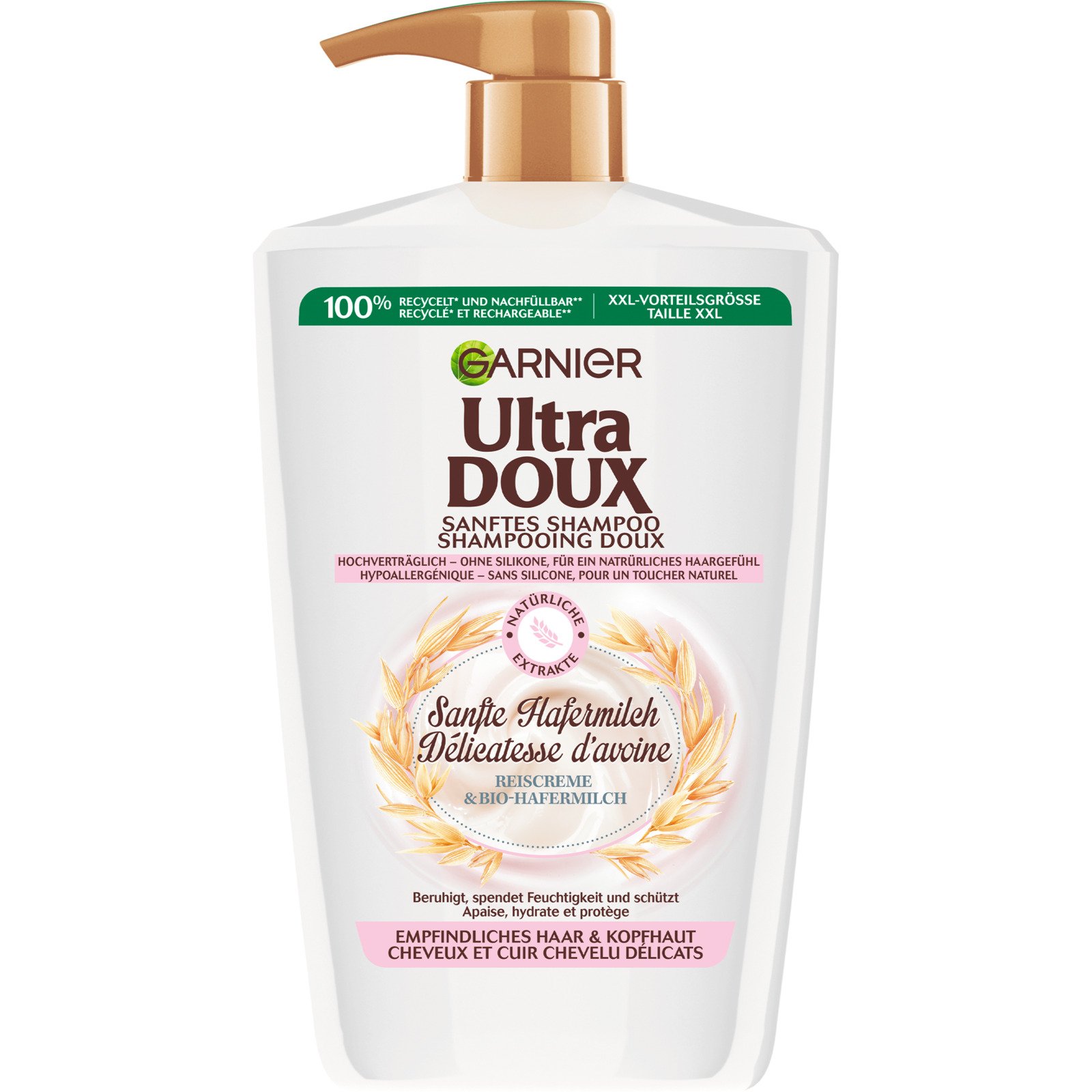 Ultra Doux Shampoo sanfte Hafermilch 1000 ml