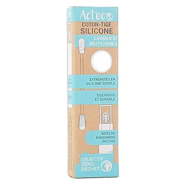 Act'Éco Cotton Stem Silicone Branco
