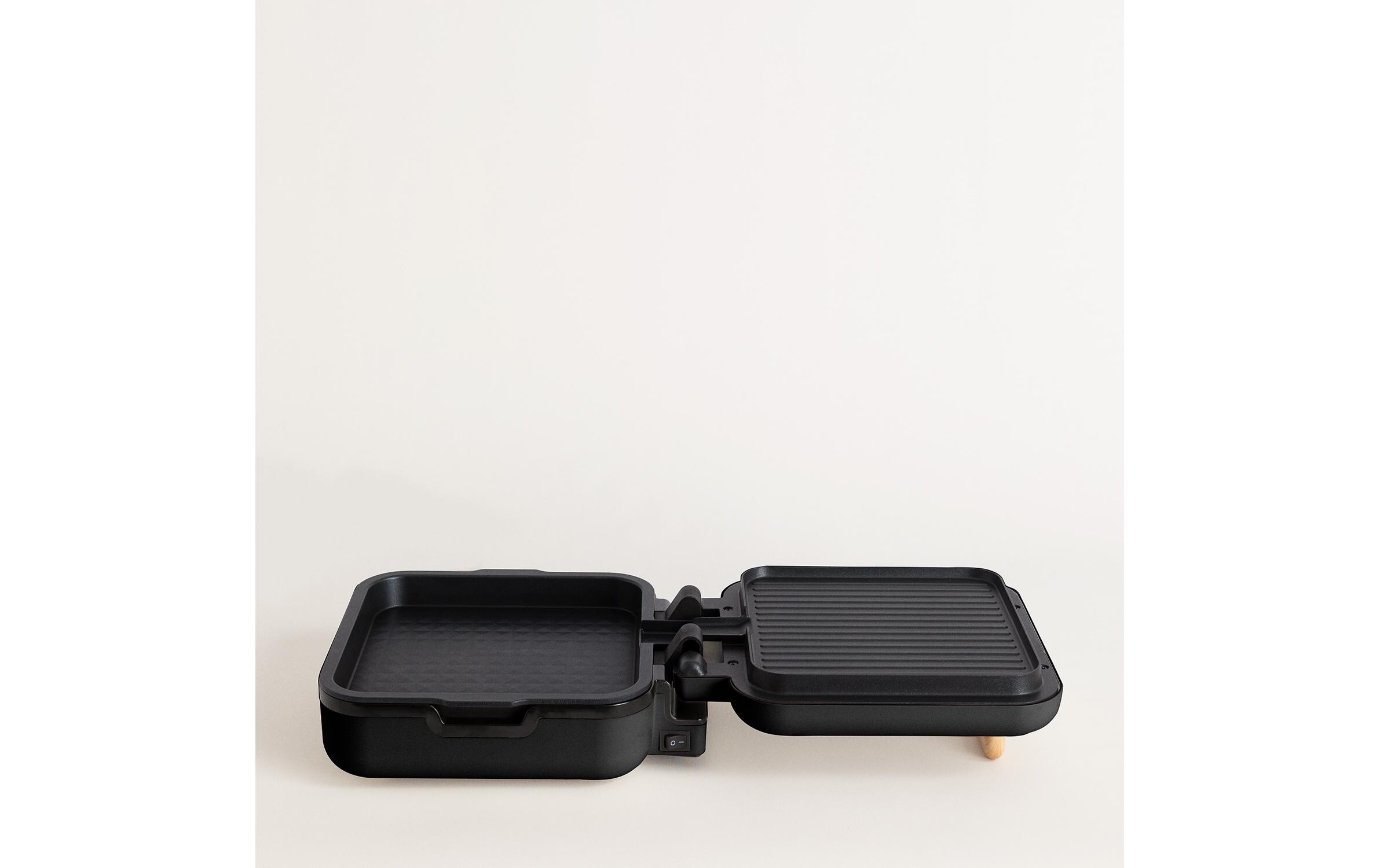 Waffeleisen Stone Studio Pro - 180° SchwarzMultifunktionaler Kontaktgrill mit einstellbarer Temperatur und Antihaftfläche
