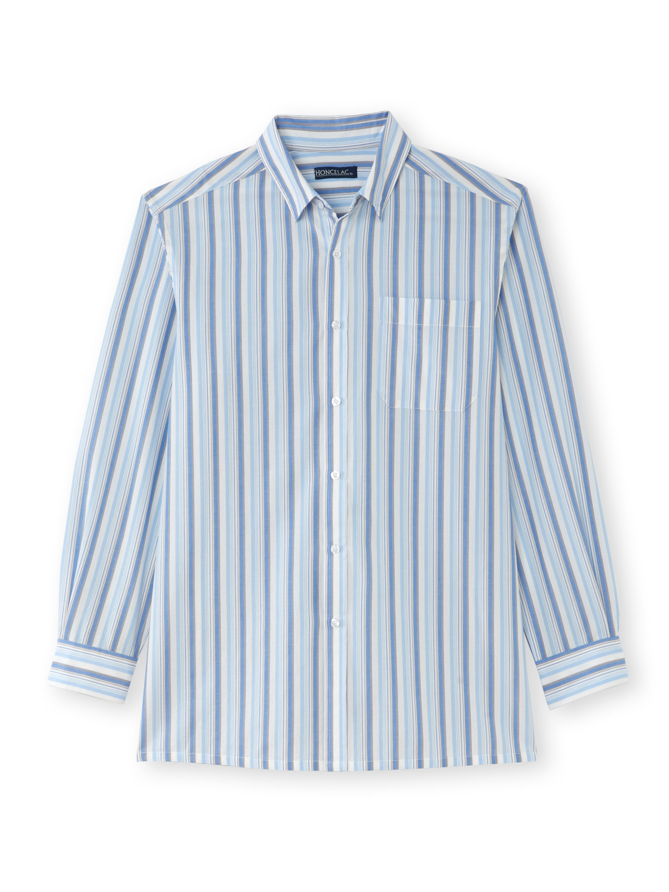 Chemise pur coton, manches longues