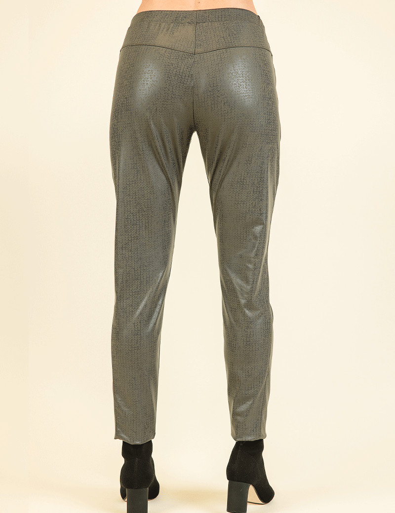 HBT BASICS INSOLITES | CRUZ PRINT PANTALON FEMME KAKI WOOL