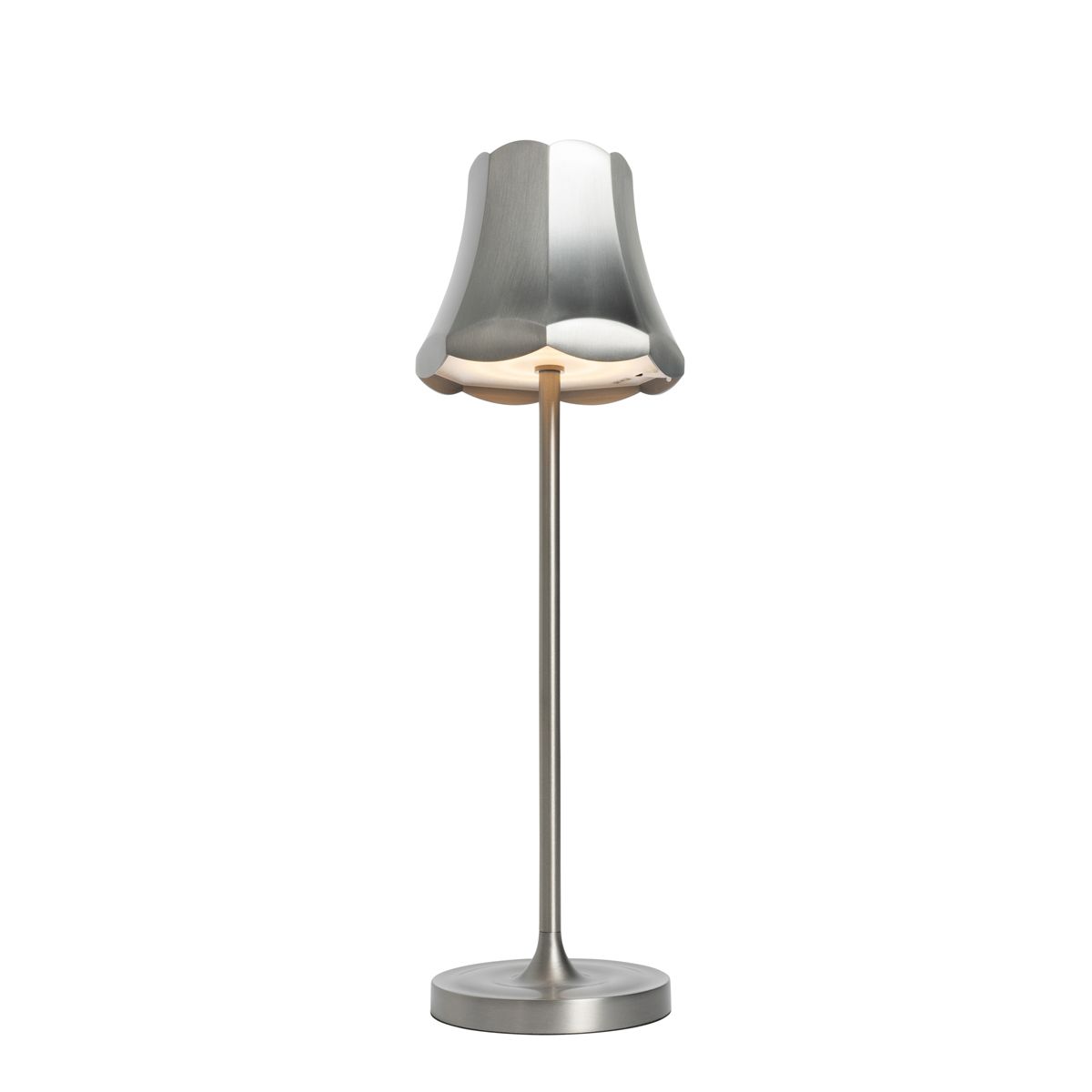 Set van 2 retro tafellampen gunmetal oplaadbaar IP44 - Granny